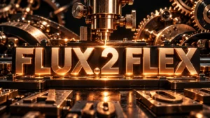 نام بزرگ FLUX.2 Flex روی تصویر شاخص اختصاصی Buffalo147 AI با نشانه‌های بصری کاربرد مدل