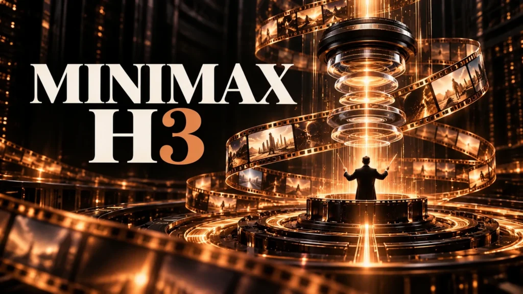 جلد MiniMax H3 با طراحی سه‌بعدی مشکی و نور مسی