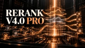 جلد Rerank v4.0 Pro با طراحی سه‌بعدی مشکی و نور مسی