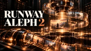 جلد Runway Aleph 2 با طراحی سه‌بعدی مشکی و نور مسی