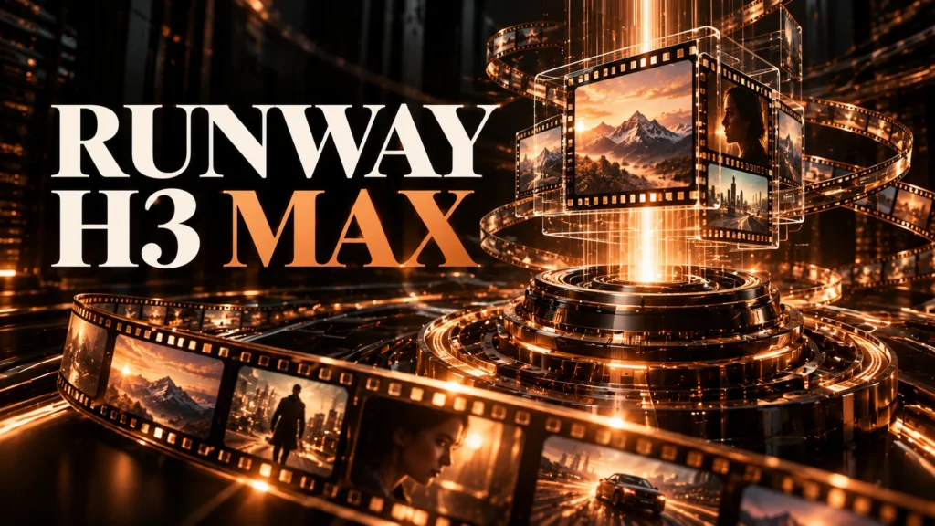 جلد Runway H3 Max با طراحی سه‌بعدی مشکی و نور مسی