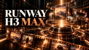 جلد Runway H3 Max با طراحی سه‌بعدی مشکی و نور مسی