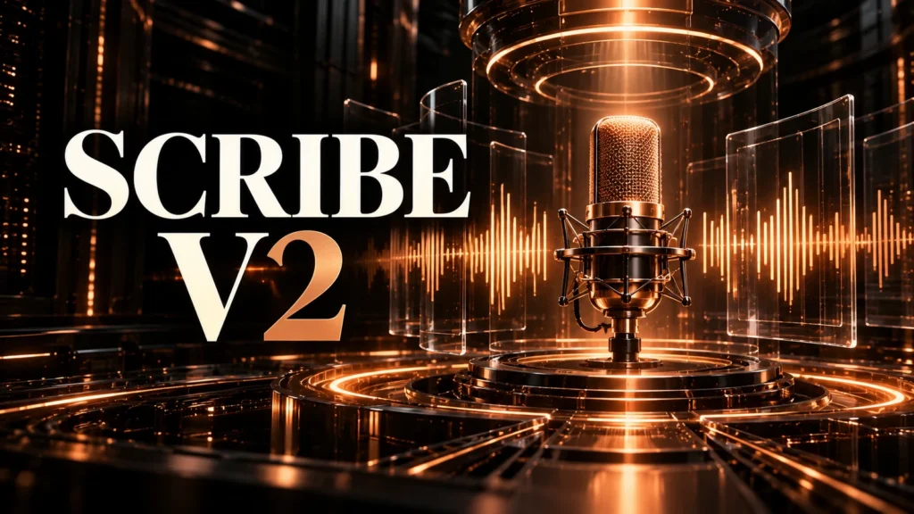 جلد Scribe v2 با طراحی سه‌بعدی مشکی و نور مسی