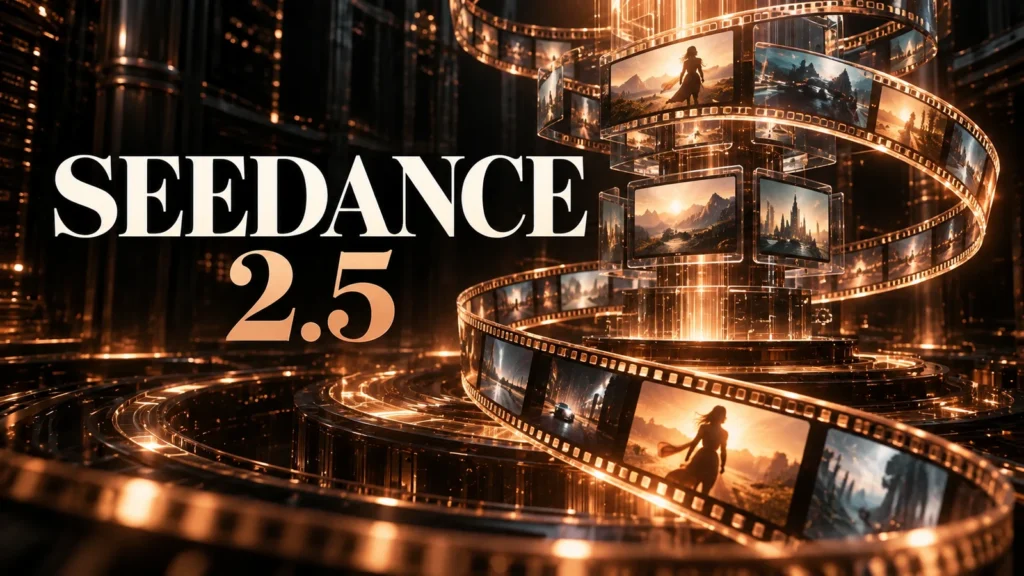 جلد Seedance 2.5 با طراحی سه‌بعدی مشکی و نور مسی
